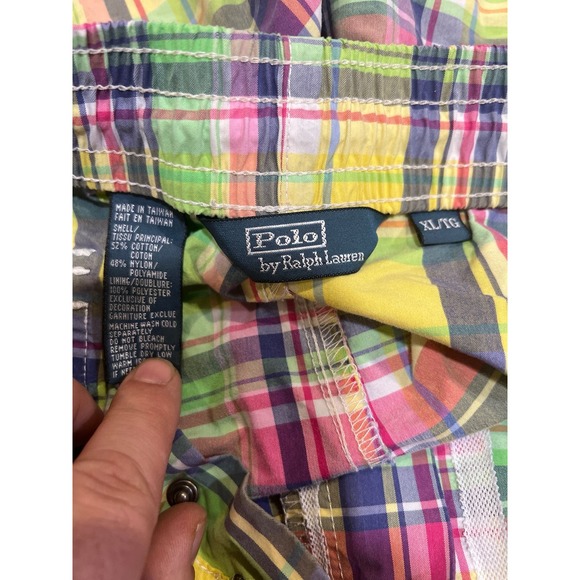 Polo Ralph Lauren Plaid Swim Suit Shorts - Mens XL - Picture 6 of 9